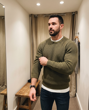 Vframe Shape under a knit sweater